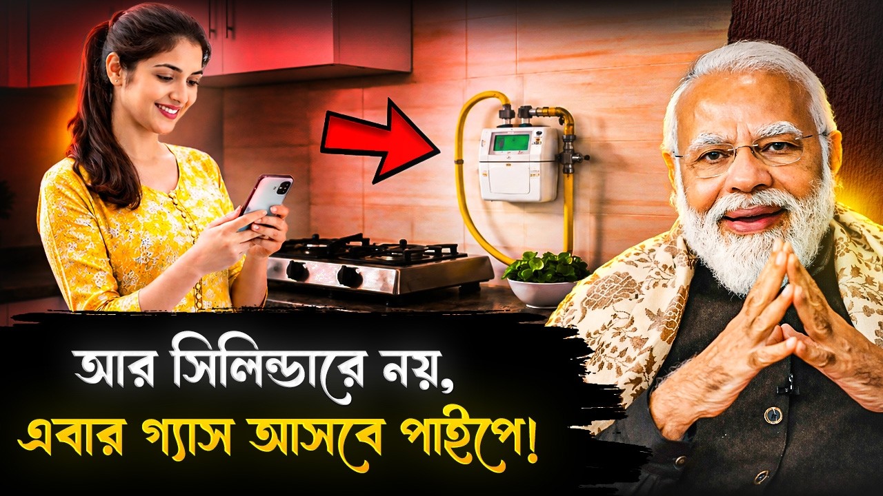 আর লাগবে না সিলিন্ডার? এবার পাইপে করে বাড়ি যাবে গ্যাস! | India Aiming For PNG Instead Of LPG