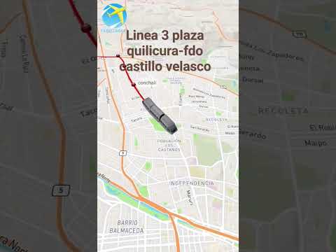 #metrodesantiago#transantiago#red linea 3 plaza Quilicura- Fernando castillo velasco