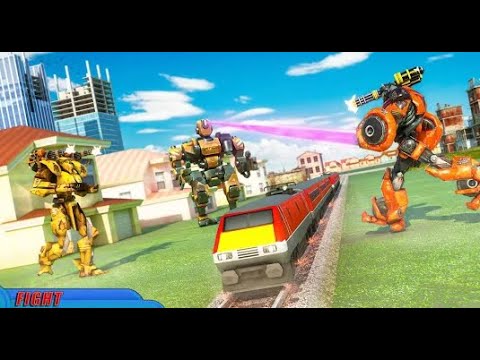 Euro Train Robot Transform | Amazing Train Driving Android GamePlay | By Game Crazy