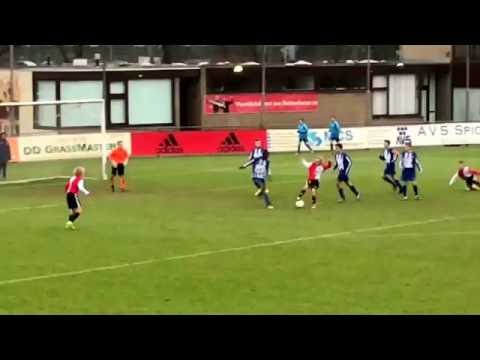 Alex scores a Zidane goal (Feyenoord u11 - RVVH u13, Dec 16)