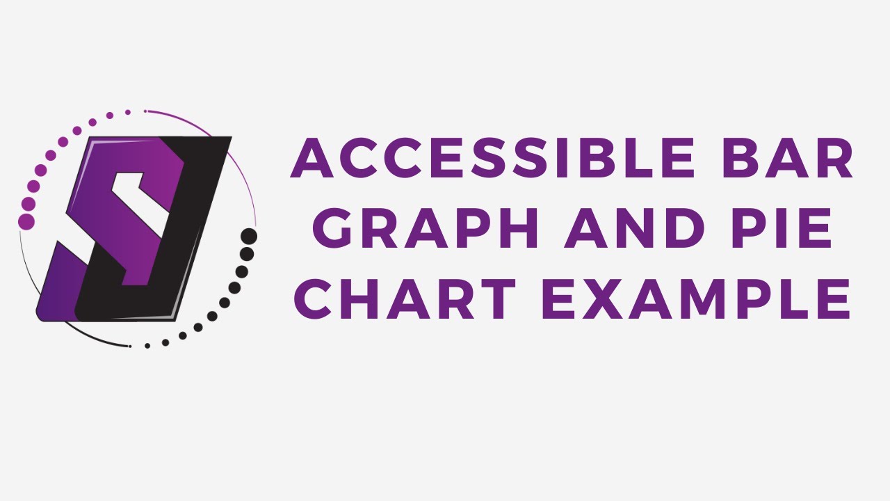 Accessible Bar Graph and Pie Chart Example