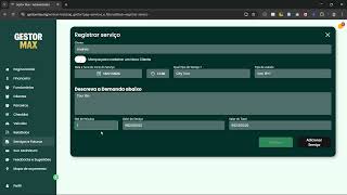 Gestor Max - Video 2 -  Criar uma fatura e serviços