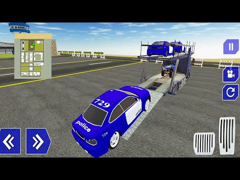 US Police ATV Quad Bike Transport Truck Vehicles Carrier Plane Games 2021-Transporter04-Gameplays