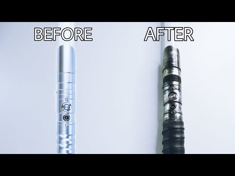 HOW TO TURN YOUR $90 LIGHTSABER INTO A $500 LIGHTSABER (WEATHERING TUTORIAL)