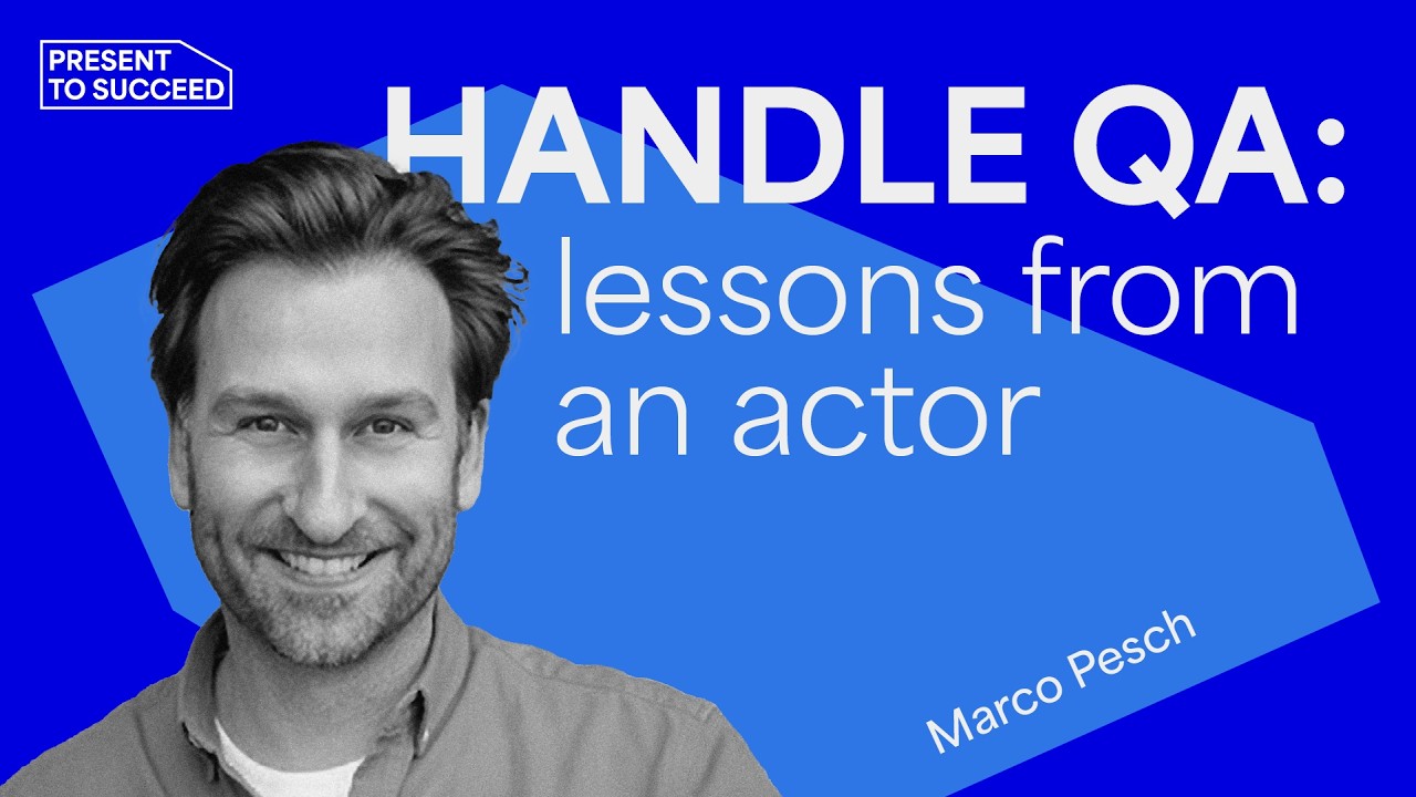 Confident Public Speaking & Audience Engagement | Present to Succeed 2022 session by Marco Pesch