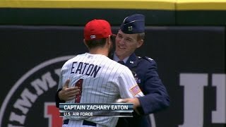 BAL@CWS: Eaton's brother makes an outfield visit