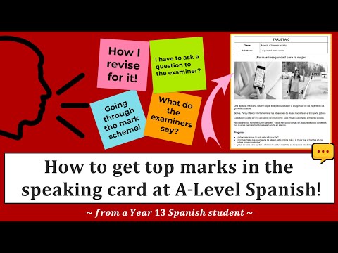 How To Answer The A-Level Spanish Stimulus Card