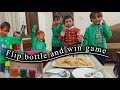 Flip Bottle And Win Food Game Food Challenge Funny Game Flip Bottle Game 3 Foodie Boys