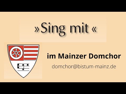 Mainzer Domchor Imagefilm 2022