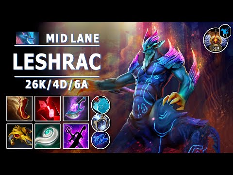 Leshrac Mid Lane | 7.31b | Massive Damage Output & High Kills | Dota 2 Immortal Gameplay