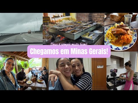 We arrived in Minas Gerais | I showed them the stops | Delicious Minas Gerais food | We're going ...