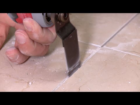 Regrouting A Bathroom Floor
