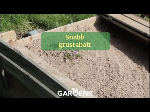 Snabb grusrabatt - Trädgårdshacks med GardenR