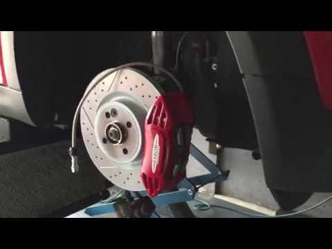R56 MINI Cooper S with JCW Big brake kit upgrade for better braking performance