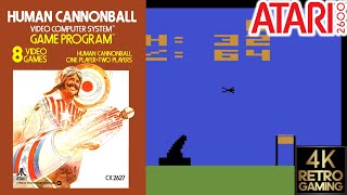 Human Cannonball Atari 2600 4k Gameplay