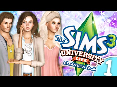 Let's Play: The Sims 3 University Life -(Part 1) Welcome to Campus!