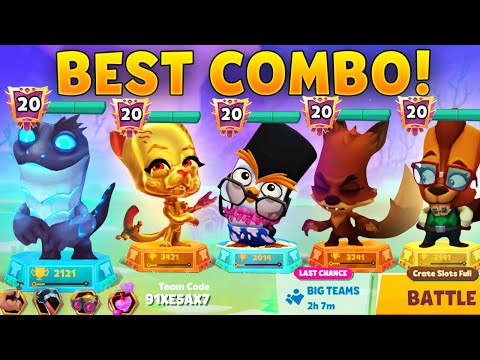 'BEST' TEAM COMBO CHARACTERS IN ZOOBA