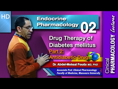 Endocrine Pharmacology (Ar) - 02 - Diabetes mellitus - Part 2- Oral antidiabetic drugs
