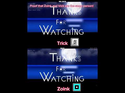 Proof that Zoink And trick are the same person! #geometrydash #shorts