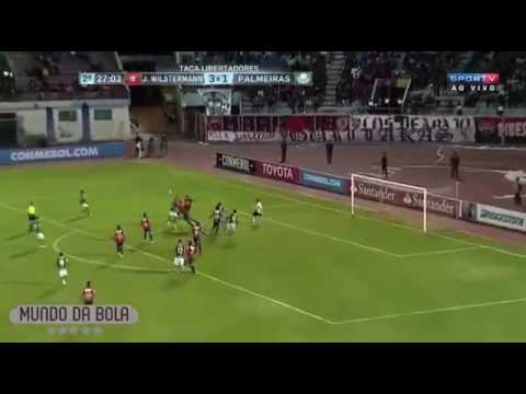 GOL DE CABEZAS CONTRA - Jorge Wilstermann 3x2 Palmeiras - Libertadores 2017