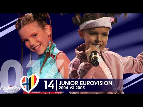 Junior Eurovision 2004 vs 2005