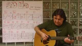 Fingerstyle Guitar Lesson #27: SAD LISA (Cat Stevens)