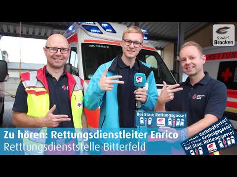 Rettungsgasse: Sachsen-Anhalt Reporter bei den Rettern