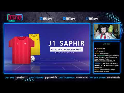 ESPORT FOOTBALL LEAGUE SAPHIR : J 1 & 2 with Petros