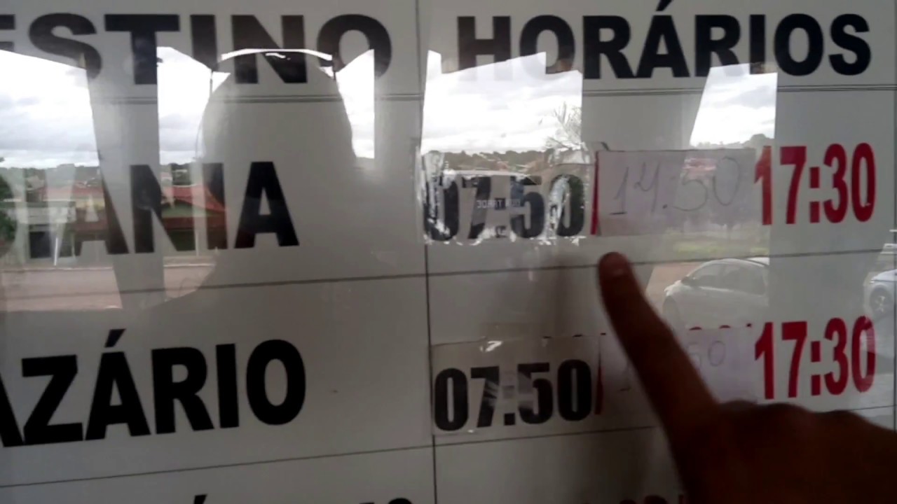 Rodoviária de Palmeiras de Goias Registrando Lugares