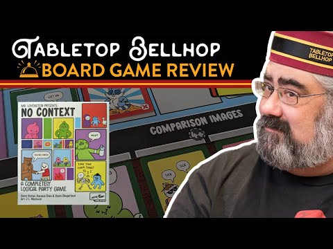 Mr. Lovenstein Presents No Context Review, our thoughts on this party game about making connections