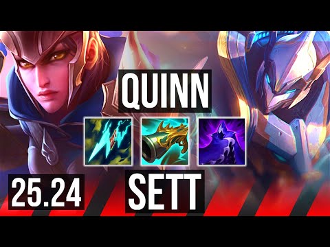 QUINN vs SETT (TOP) | 47K damage | EUW Master | 25.24