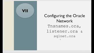 Configuring Oracle Network || listener-tnsnames-sqlnet || netmgr - netca || tnsping and lsnrctl