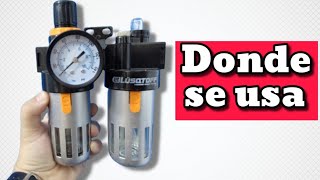 PARA QUE SIRVE Accesorio para compresor. MUY UTIL. Unidad de Mantenimiento.