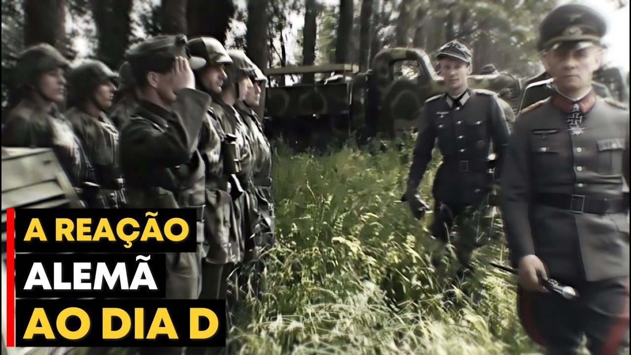CENAS REAIS! A REAÇÃO ALEMÃ AO DIA D - A BATALHA DA NORMANDIA