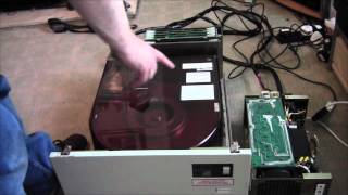 Quantel Paintbox Restoration Part 2: Test Of The Hard Drive (10 Inch Platters)  VOLUME ALERT!
