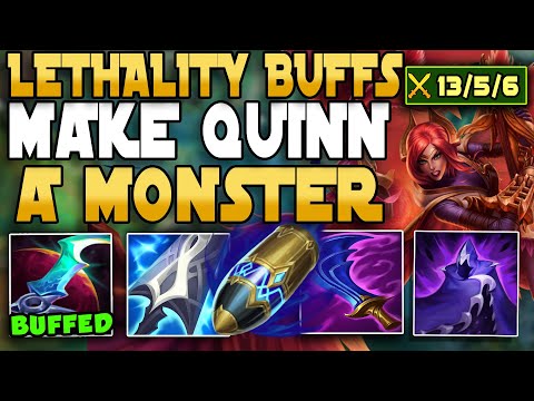 The Lethality Buffs Turn Quinn Into a Movement Speed BEAST! (CRAZY KOREAN BUILD) - League of Legends