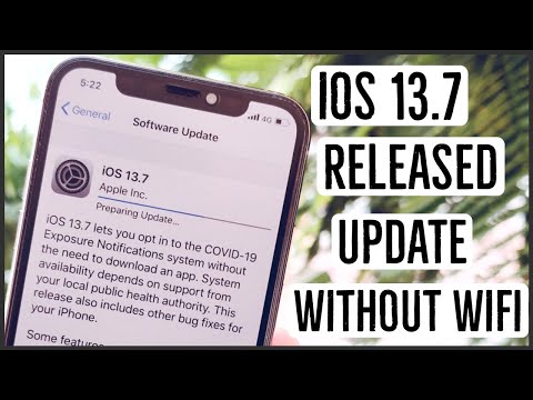 iOS 13.7 Released | How to install iOS 13.7 | iOS 13.7 Update Without Wifi