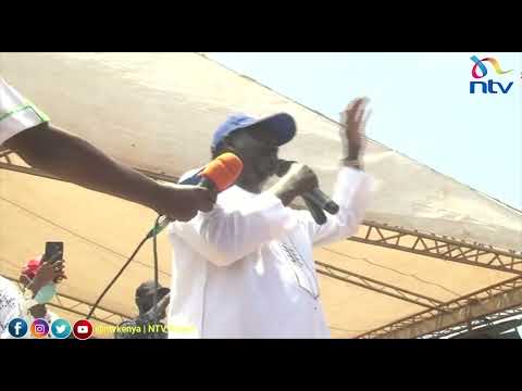 Hatutaki 'madoadoa' hapa Wajir, says Raila Odinga