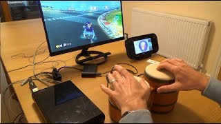 Using Donkey Kong Bongos on the Nintendo Wii U