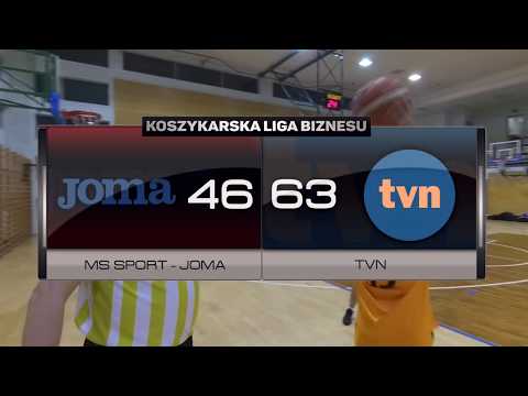 MS Sport JOMA vs TVN - X kolejka - II Liga Warszawa - Koszykarska Liga Biznesu