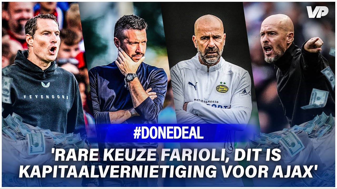 Thumbnail for article: Onbegrip over 'hele rare keuze' Farioli: 'Dit is kapitaalvernietiging voor Ajax'