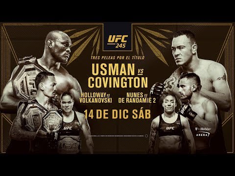 UFC 245 Usman vs Covington en VIVO