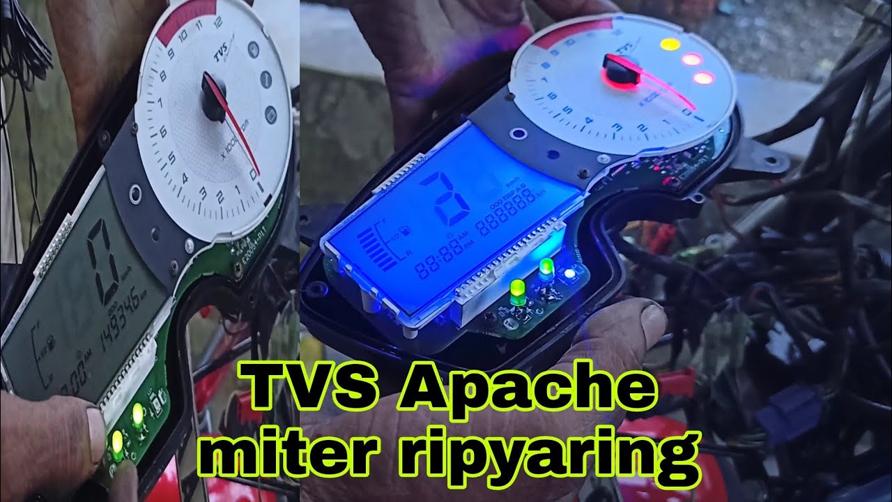 Watch video TVS Apache RTR meter ripyaring Now TVS Apache RTR meter ripyaring