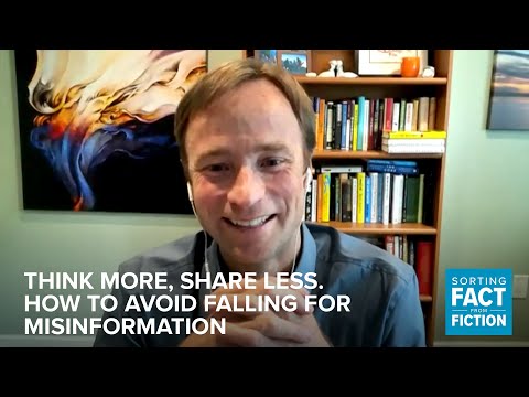 Think more, share less: How to avoid falling for misinformation, disinformation and fake news
