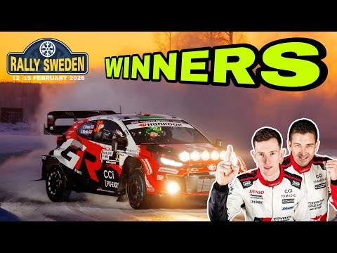 ELFYN EVANS & SCOTT MARTIN WINNER WRC RALLY SWEDEN 2026