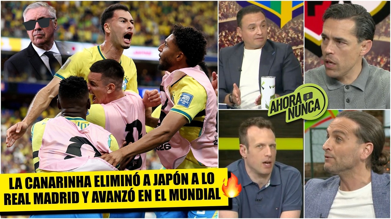 BRASIL le ganó a JAPÓN a lo REAL MADRID para avanzar a los OCTAVOS del MUNDIAL | Ahora o Nunca