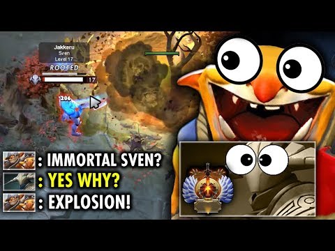 THIS IS HOW DIVINE RANK TECHIES EXPLOSE IMMORTAL RANK SVEN NO MERCY | TECHIES OFFICIAL
