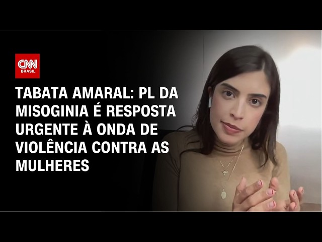 PL da Misoginia é resposta à onda de violência contra as mulheres, diz Tabata Amaral | CNN 360º