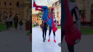 Spider-Man Took the girl from the white Spider-Man😱#shorts