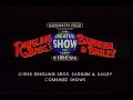 Ringling Bros And Barnum Bailey 118th Edition Video Program 1988